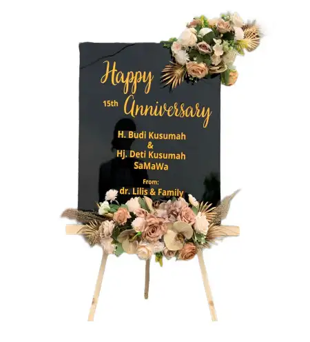 Papan Bunga Akrilik Pancur